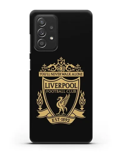 Чехол с эмблемой Liverpool и надписью You'll never walk alone силиконовый для Samsung Galaxy A53