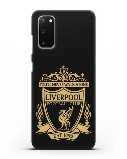 Чехол с эмблемой Liverpool и надписью You'll never walk alone силиконовый для Samsung Galaxy S20 [SM-G980F]
