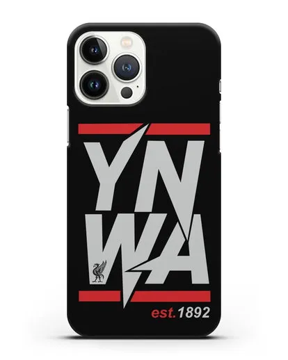 Чехол Ливерпуль с надписью YNWA 1892 силиконовый для iPhone 13 Pro Max