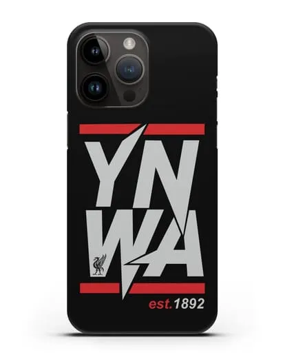 Чехол Ливерпуль с надписью YNWA 1892 силиконовый для iPhone 14 Pro Max