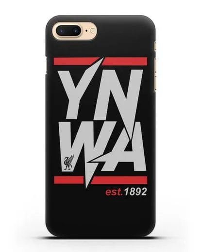 Чехол Ливерпуль с надписью YNWA 1892 силиконовый для iPhone 7 Plus