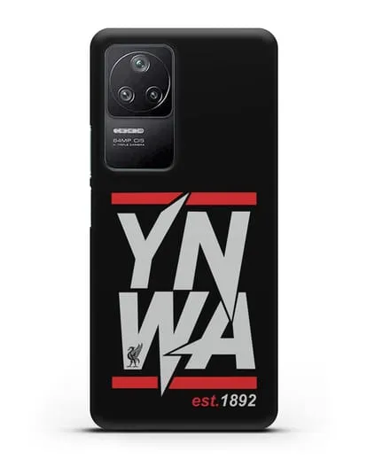 Чехол Ливерпуль с надписью YNWA 1892 силиконовый для Xiaomi Poco F4