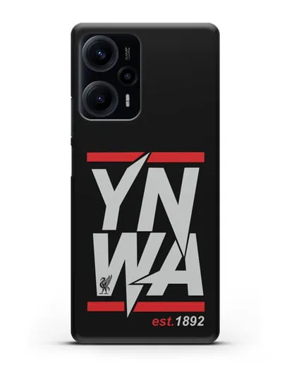 Чехол Ливерпуль с надписью YNWA 1892 силиконовый для Xiaomi Poco F5