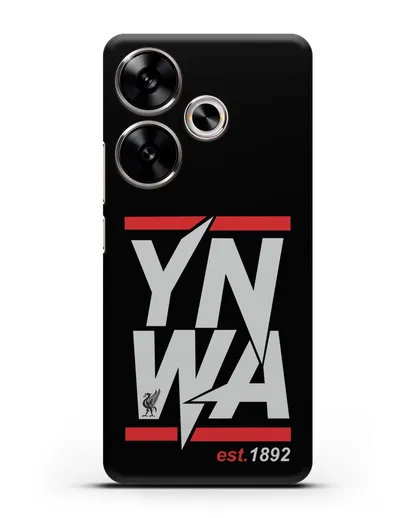 Чехол Ливерпуль с надписью YNWA 1892 силиконовый для Xiaomi Poco F6