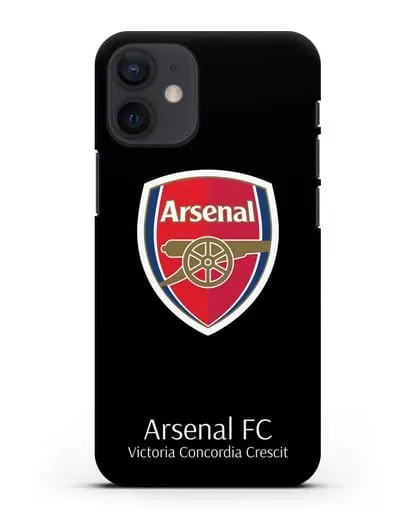 Чехол с логотипом ФК Арсенал Лондон силиконовый для iPhone 12 mini