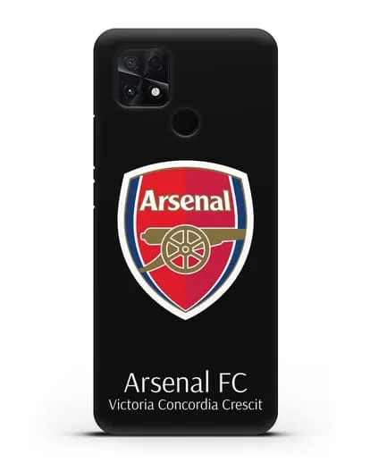 Чехол с логотипом ФК Арсенал Лондон силиконовый для Xiaomi Poco C40