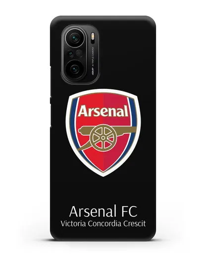 Чехол с логотипом ФК Арсенал Лондон силиконовый для Xiaomi Poco F3