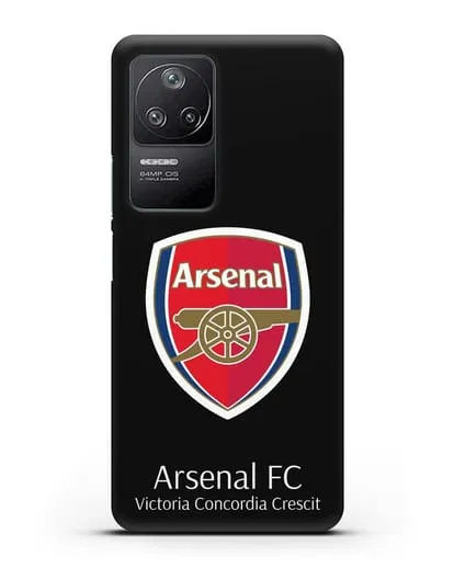 Чехол с логотипом ФК Арсенал Лондон силиконовый для Xiaomi Poco F4