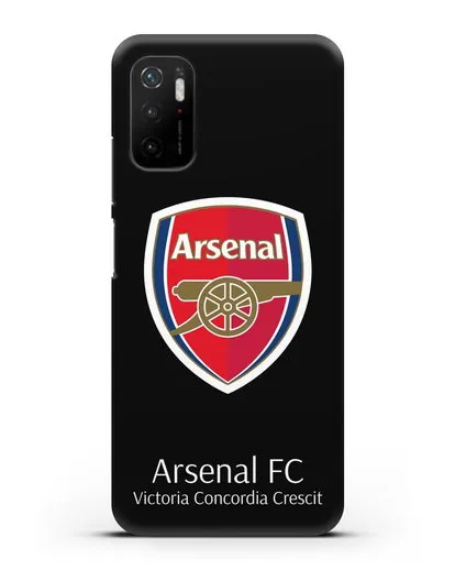 Чехол с логотипом ФК Арсенал Лондон силиконовый для Xiaomi Poco M3 Pro