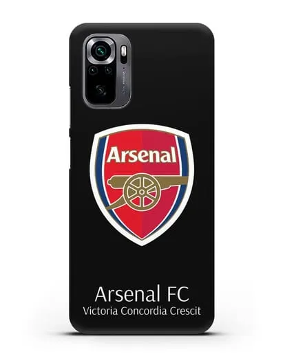 Чехол с логотипом ФК Арсенал Лондон силиконовый для Xiaomi Poco M5s