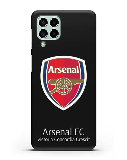 Чехол с логотипом ФК Арсенал Лондон силиконовый для Samsung Galaxy M53 [SM-M536]