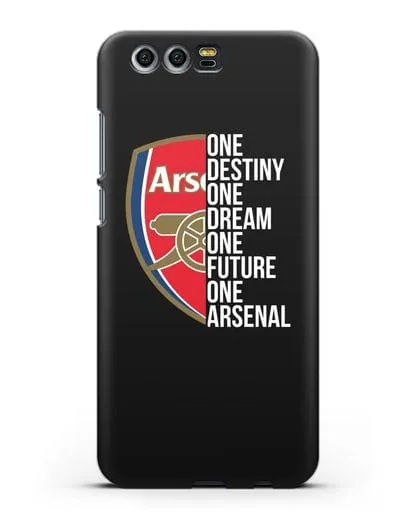 Чехол Arsenal с надписью One Destiny, One Dream, One Future, One Arsenal силиконовый для Honor 9