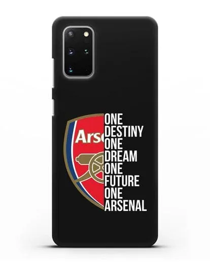 Чехол Arsenal с надписью One Destiny, One Dream, One Future, One Arsenal силиконовый для Samsung Galaxy S20 Plus [SM-G985F]