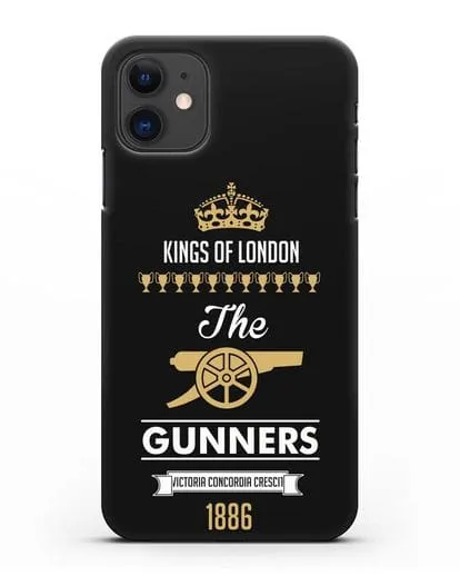 Чехол Arsenal The Gunners. Kings of London силиконовый для iPhone 11