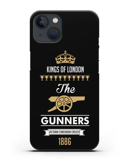 Чехол Arsenal The Gunners. Kings of London силиконовый для iPhone 13