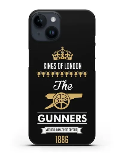 Чехол Arsenal The Gunners. Kings of London силиконовый для iPhone 14