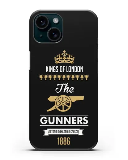 Чехол Arsenal The Gunners. Kings of London силиконовый для iPhone 15