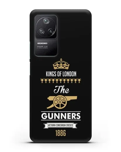 Чехол Arsenal The Gunners. Kings of London силиконовый для Xiaomi Poco F4