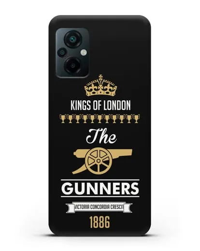 Чехол Arsenal The Gunners. Kings of London силиконовый для Xiaomi Poco M5
