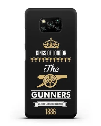 Чехол Arsenal The Gunners. Kings of London силиконовый для Xiaomi Poco X3