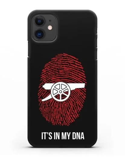 Чехол Arsenal с надписью It's in my DNA силиконовый для iPhone 11