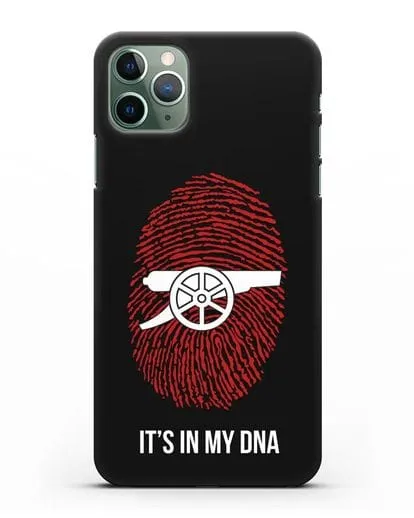 Чехол Arsenal с надписью It's in my DNA силиконовый для iPhone 11 Pro Max
