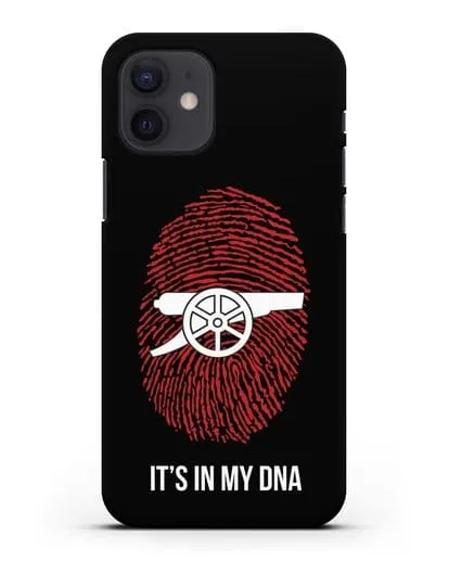 Чехол Arsenal с надписью It's in my DNA силиконовый для iPhone 12