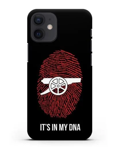 Чехол Arsenal с надписью It's in my DNA силиконовый для iPhone 12 mini