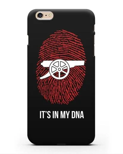 Чехол Arsenal с надписью It's in my DNA силиконовый для iPhone 6s Plus