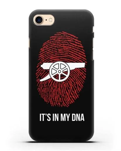 Чехол Arsenal с надписью It's in my DNA силиконовый для iPhone 7