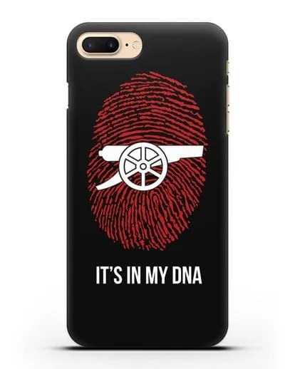 Чехол Arsenal с надписью It's in my DNA силиконовый для iPhone 8 Plus