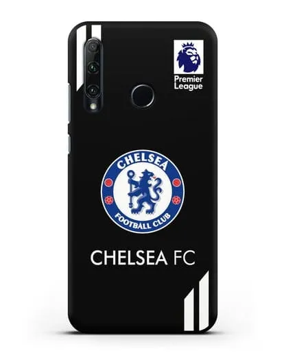 Чехол с логотипом ФК Челси силиконовый для Honor 20e