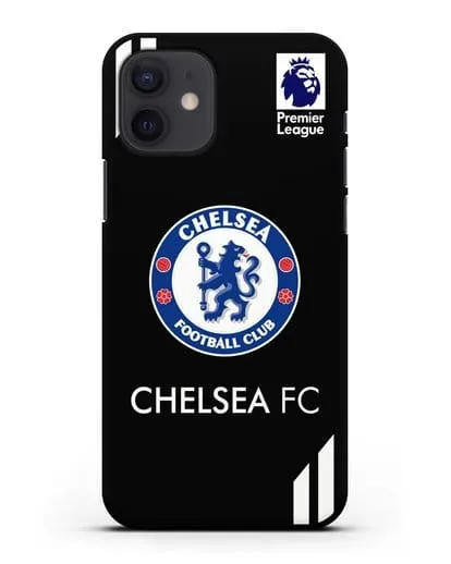 Чехол с логотипом ФК Челси силиконовый для iPhone 12