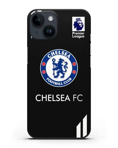 Чехол с логотипом ФК Челси силиконовый для iPhone 14