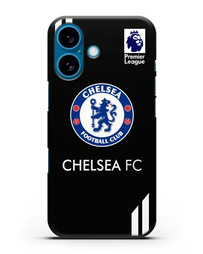 Чехол с логотипом ФК Челси силиконовый для iPhone 16