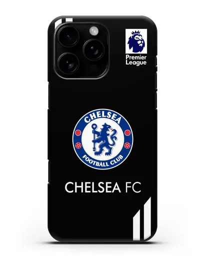 Чехол с логотипом ФК Челси силиконовый для iPhone 16 Pro Max