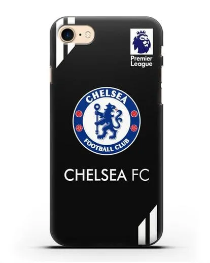 Чехол с логотипом ФК Челси силиконовый для iPhone 8