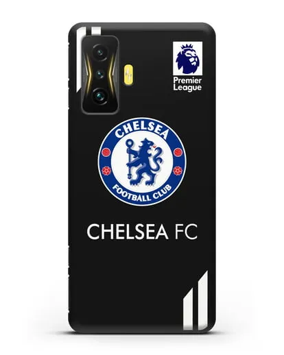 Чехол с логотипом ФК Челси силиконовый для Xiaomi Poco F4 GT
