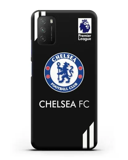 Чехол с логотипом ФК Челси силиконовый для Xiaomi Poco M3