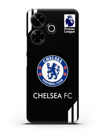 Чехол с логотипом ФК Челси силиконовый для Xiaomi Poco M6