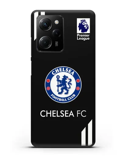 Чехол с логотипом ФК Челси силиконовый для Xiaomi Poco X5 Pro