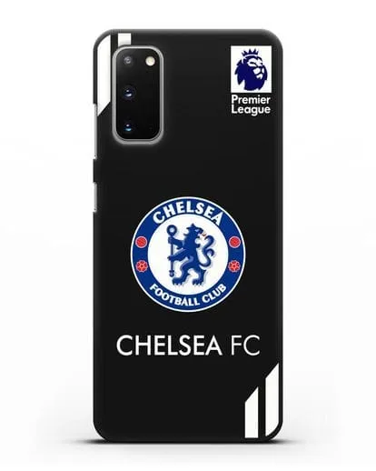 Чехол с логотипом ФК Челси силиконовый для Samsung Galaxy S20 [SM-G980F]