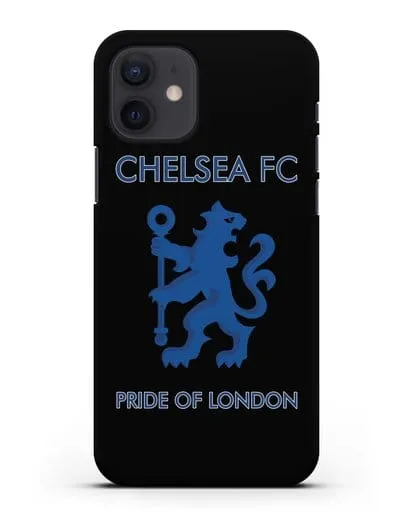 Чехол с надписью Chelsea FC. Pride of London силиконовый для iPhone 12