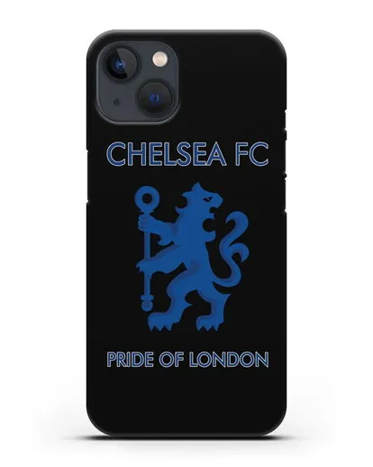 Чехол с надписью Chelsea FC. Pride of London силиконовый для iPhone 13