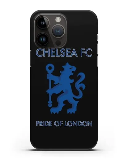 Чехол с надписью Chelsea FC. Pride of London силиконовый для iPhone 14 Pro Max