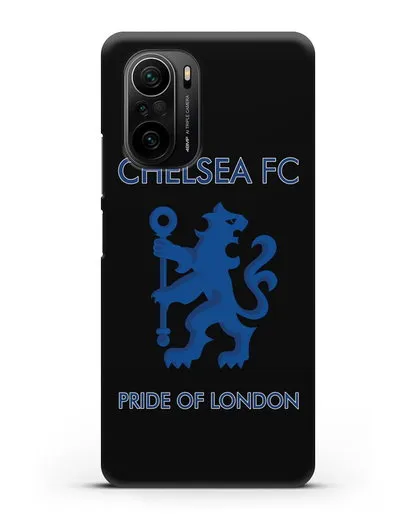 Чехол с надписью Chelsea FC. Pride of London силиконовый для Xiaomi Poco F3