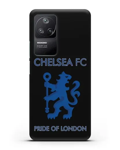 Чехол с надписью Chelsea FC. Pride of London силиконовый для Xiaomi Poco F4