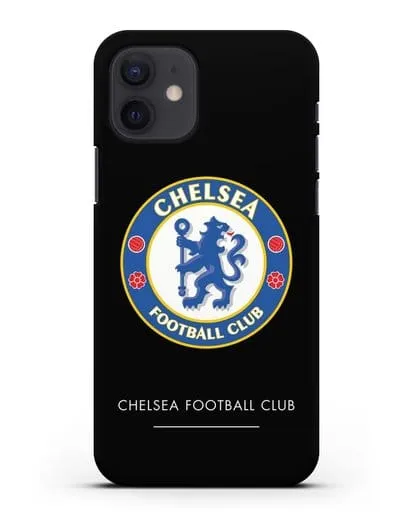 Чехол с логотипом Chelsea FC силиконовый для iPhone 12