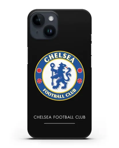 Чехол с логотипом Chelsea FC силиконовый для iPhone 14