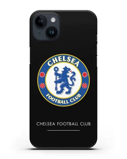 Чехол с логотипом Chelsea FC силиконовый для iPhone 14 Plus